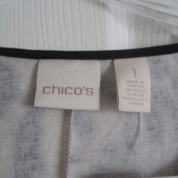 CHICO'S ANIMAL PRINT TOP BNWT - Picture 6 of 7